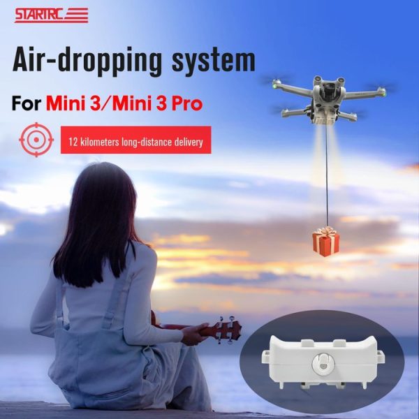 DJI Mini 3 / Mini 3 Pro STARTRC Air-Dropping System Thrower Parabolic Bracket (Grey) - Image 3