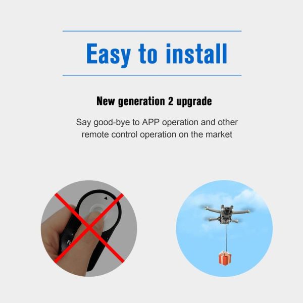 DJI Mini 3 / Mini 3 Pro STARTRC Air-Dropping System Thrower Parabolic Bracket (Grey) - Image 5