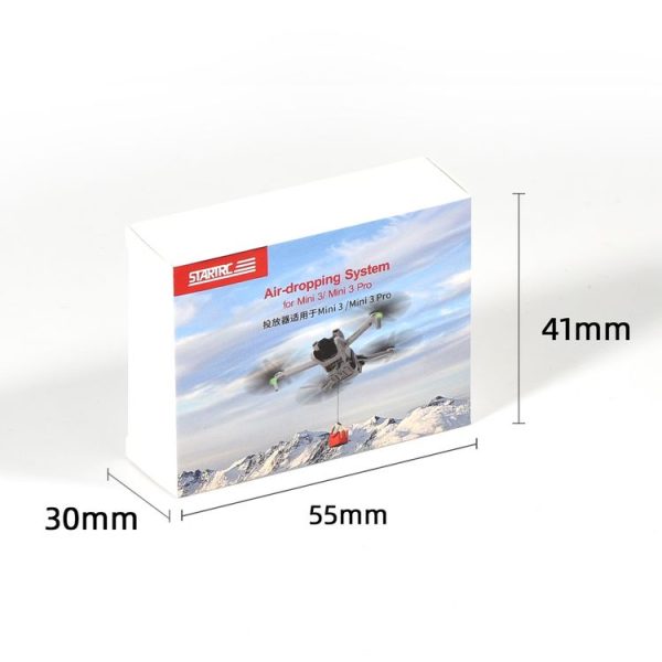 DJI Mini 3 / Mini 3 Pro STARTRC Air-Dropping System Thrower Parabolic Bracket (Grey) - Image 8