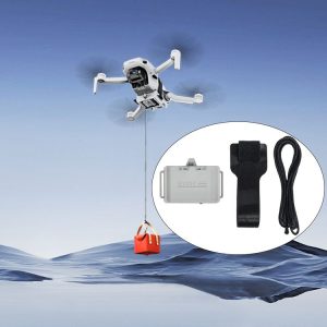 DJI Mini 2 / Mini 2 SE / Mini 3 / Pro STARTRC Air-Dropping System Thrower Parabolic Bracket (Grey)