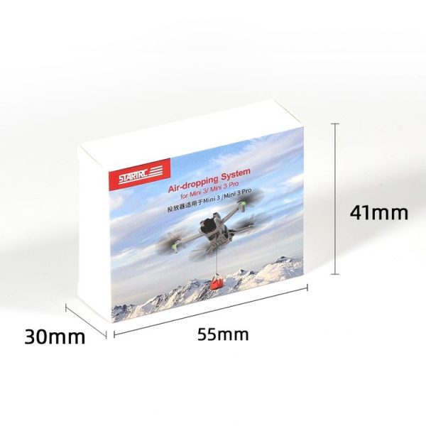 DJI Mini 2 / Mini 2 SE / Mini 3 / Pro STARTRC Air-Dropping System Thrower Parabolic Bracket (Grey) - Image 7