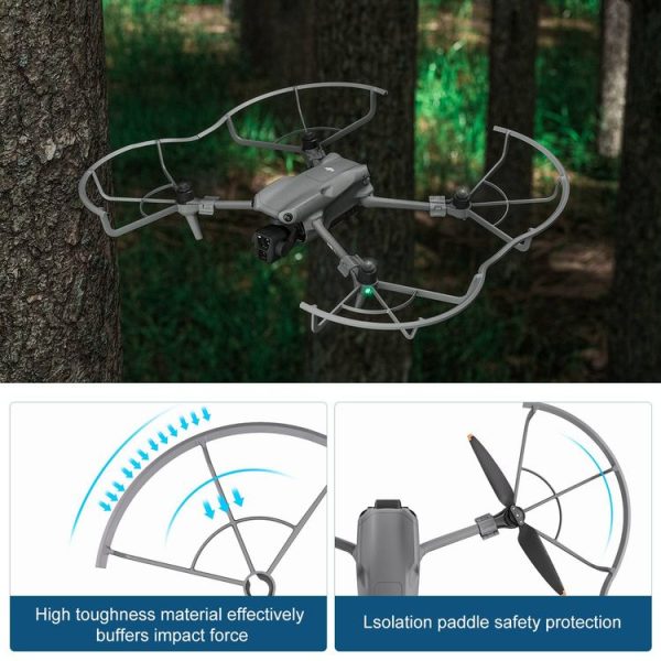 DJI Air 3 STARTRC Drone Propeller Protective Guard Anti-collision Ring (Grey) - Image 5
