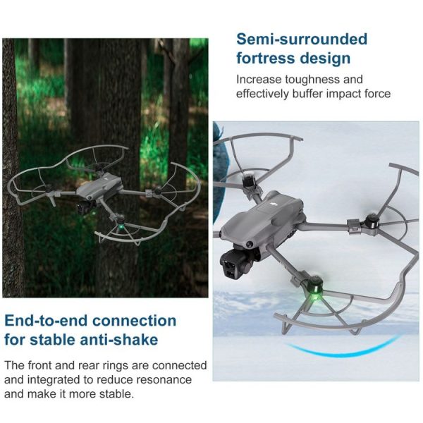 DJI Air 3 STARTRC Drone Propeller Protective Guard Anti-collision Ring (Grey) - Image 7