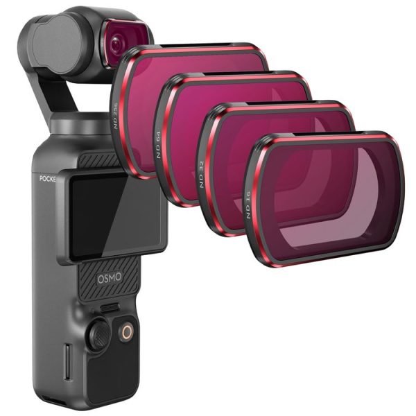 DJI OSMO Pocket 3 STARTRC 4 in 1 ND16 + ND32 + ND64 + ND256 Lens Filter Set