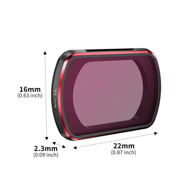 DJI OSMO Pocket 3 STARTRC 4 in 1 ND16 + ND32 + ND64 + ND256 Lens Filter Set - Image 4