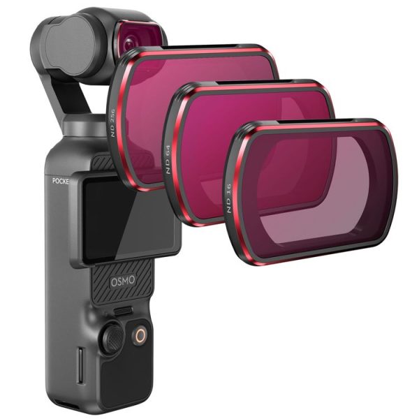 DJI OSMO Pocket 3 STARTRC 3 in 1 ND16 + ND64 + ND256 Lens Filter Set