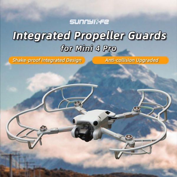 DJI Mini 4 Pro Sunnylife N4P-KC712 Drone Propeller Protective Guard Anti-collision Ring (Grey) - Image 2