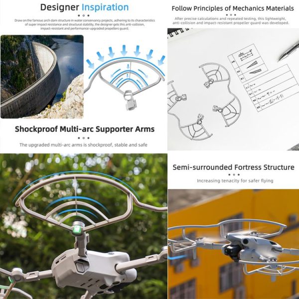 DJI Mini 4 Pro Sunnylife N4P-KC712 Drone Propeller Protective Guard Anti-collision Ring (Grey) - Image 3