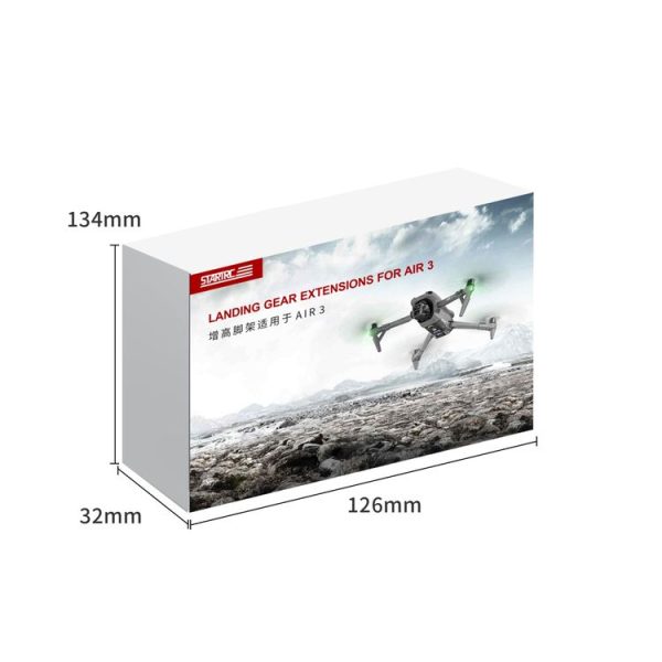 DJI Air 3 STARTRC Split Type Heightened Anti-fall Landing Gear Training Rack (Grey) - Image 6