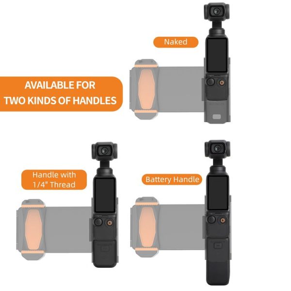 DJI OSMO Pocket 3 Sunnylife OP3-AD744 Expanded Phone Clamp Holder with Storage Case (Black) - Image 8
