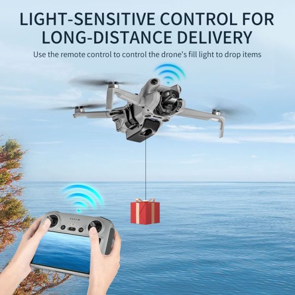 DJI Mini 4 Pro STARTRC LED Light Air-Dropping System Thrower Parabolic - Image 3