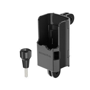 DJI OSMO Pocket 3 Sunnylife Expansion Adapter Foldable Dual Hooks Adapter Protective Case Bracket (Black)