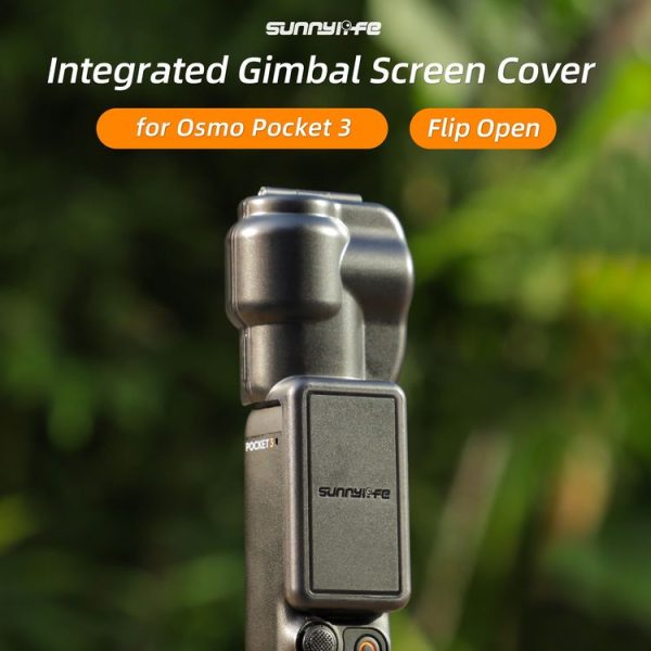 DJI OSMO Pocket 3 Sunnylife Integrated Gimbal Cover Camera Protector (Black) - Image 2