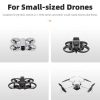 Sunnylife Drone Landing Pad 35cm Fast-Fold Double-Sided Leather Waterproof Helipad for DJI Neo / Avata 2 / Mini 4 Pro (Yellow+Orange) - Image 3