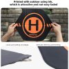 Sunnylife Drone Landing Pad 35cm Fast-Fold Double-Sided Leather Waterproof Helipad for DJI Neo / Avata 2 / Mini 4 Pro (Yellow+Orange) - Image 5
