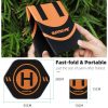Sunnylife Drone Landing Pad 35cm Fast-Fold Double-Sided Leather Waterproof Helipad for DJI Neo / Avata 2 / Mini 4 Pro (Yellow+Orange) - Image 6