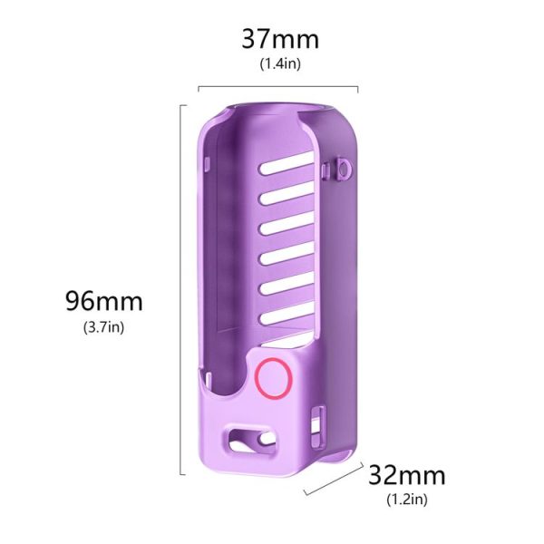 DJI OSMO Pocket 3 STARTRC Body TPU Cover Case (Purple) - Image 2