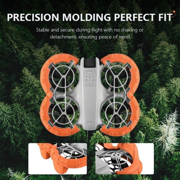 DJI Neo STARTRC Light Anti-Sink Floating Propeller Guard Bumper (Orange) - Image 6