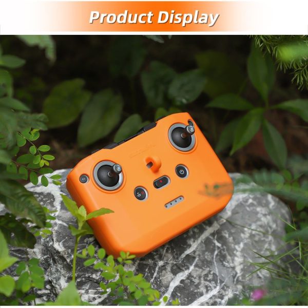 DJI Neo / Mini 4 Pro / RC-N3 / RC-N2 / RC-N1 Sunnylife Controller Protective Cover Silicone Case with Neck Strap (Orange) - Image 10