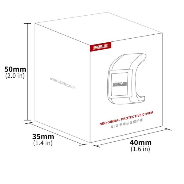 DJI Neo STARTRC Lens Protective Cover Gimbal Cover (Transparent Black) - Image 7
