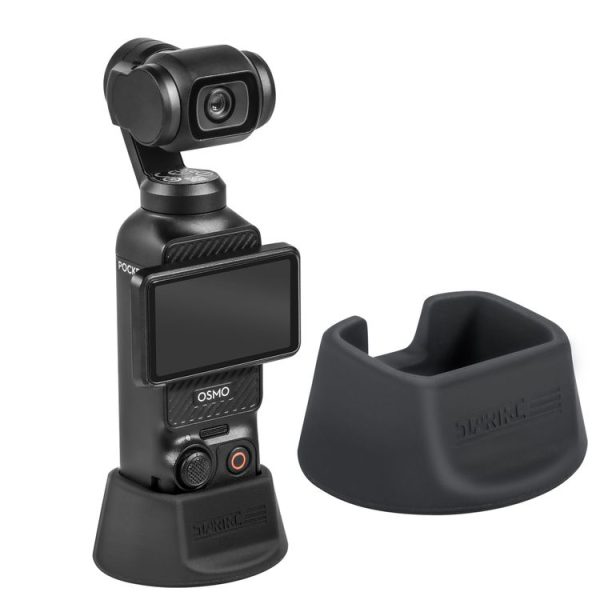 DJI Osmo Pocket 3 STARTRC Silicone Desktop Base Bracket (Black)