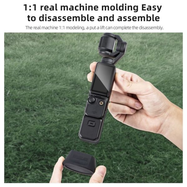 DJI Osmo Pocket 3 STARTRC Silicone Desktop Base Bracket (Black) - Image 6