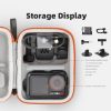 DJI Osmo Action 5 Pro / 4 / 3 Sunnylife Portable Carrying Case Mini Standard Combo Bag (Orange) - Image 3