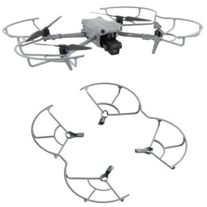 DJI Air 3S / 3 Sunnylife Propellers Guard Protector Integrated Shielding Rings Quick Release Anti-Collision Props Safe Ring (Grey)