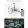 DJI Air 3S / 3 Sunnylife Propellers Guard Protector Integrated Shielding Rings Quick Release Anti-Collision Props Safe Ring (Grey) - Image 8