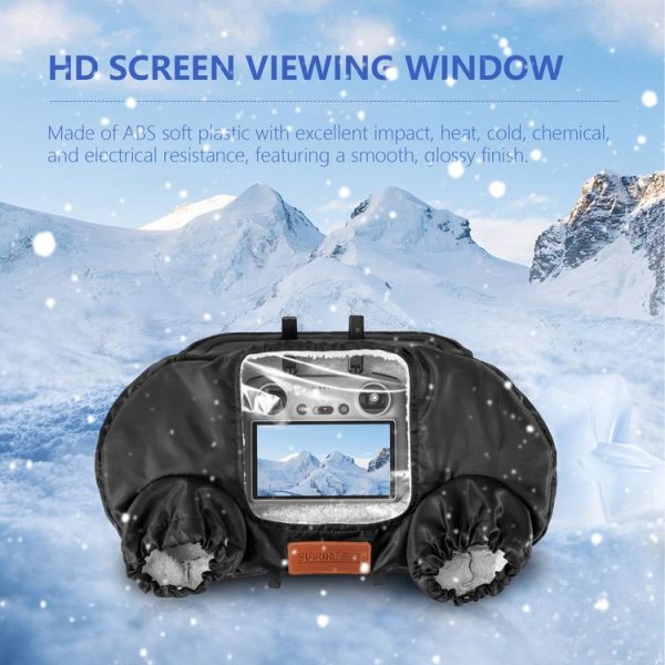 STARTRC Universal Drone Remote Control Winter Warm Gloves (Black) - Image 6