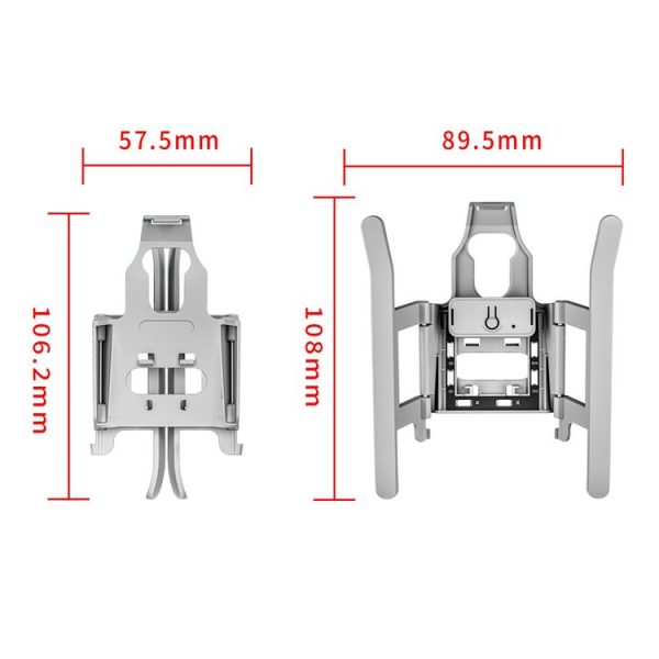 DJI Mini 4 Pro STARTRC LED Light Folding Heightened Landing Gear Training Rack (Grey) - Image 8