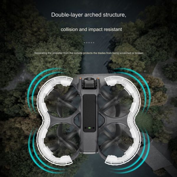 DJI Avata 2 STARTRC Central Control TPU Protective Guard Anti-collision Ring Cover (Transparent) - Image 6