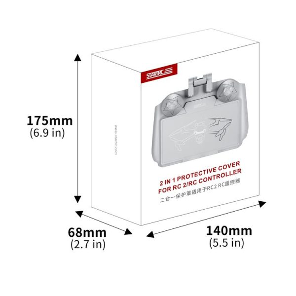 DJI RC / RC 2 STARTRC Remote Control Sunshade Protection Cover (Grey) - Image 11