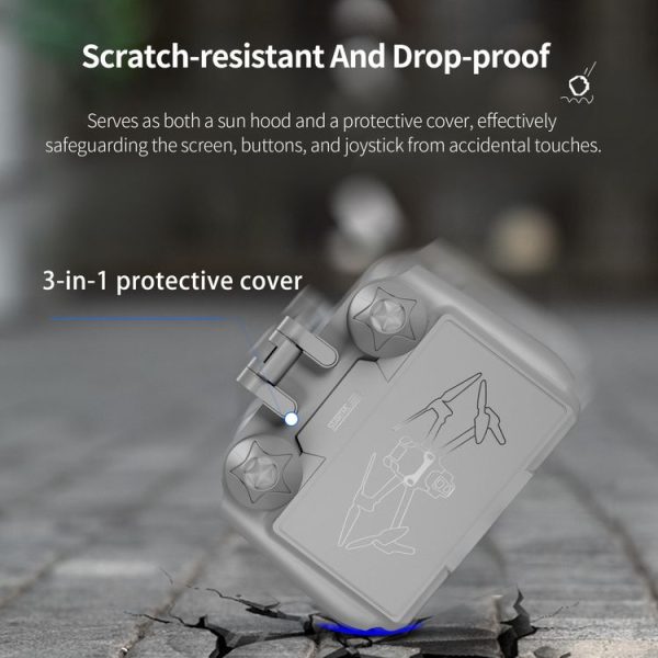 DJI RC / RC 2 STARTRC Remote Control Sunshade Protection Cover (Grey) - Image 6