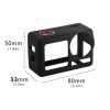 DJI Osmo Action 5 Pro STARTRC Silicone Protective Case with Lens Cover (Black) - Image 8
