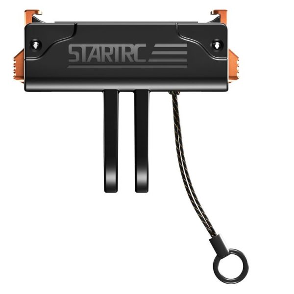 DJI Osmo Action 5 Pro / 4 / 3 STARTRC Plastic Quick Adapter Magnetic Extension Bracket (Black) - Image 4