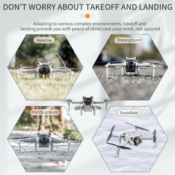 DJI Mini 4 Pro STARTRC Heightened Landing Gear Training Rack - Image 5