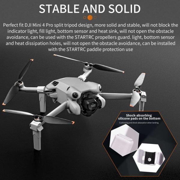 DJI Mini 4 Pro STARTRC Heightened Landing Gear Training Rack - Image 6