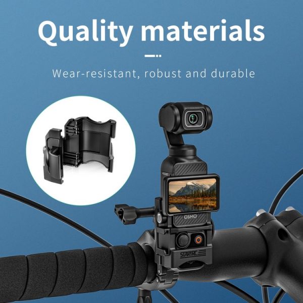 DJI OSMO Pocket 3 STARTRC Multifunctional Fixed Mount Expansion Adapter Bracket (Black) - Image 4