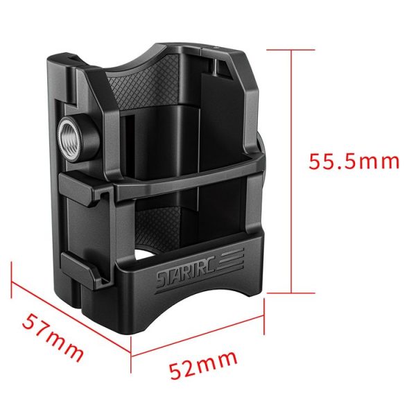 DJI OSMO Pocket 3 STARTRC Multifunctional Fixed Mount Expansion Adapter Bracket (Black) - Image 8