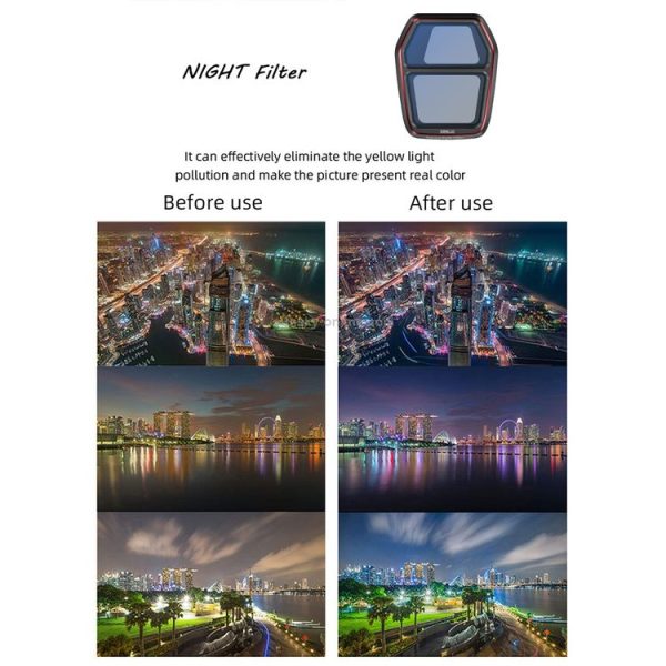 DJI Air 3S STARTRC NIGHT Light Pollution Reduction Lens Filter - Image 5