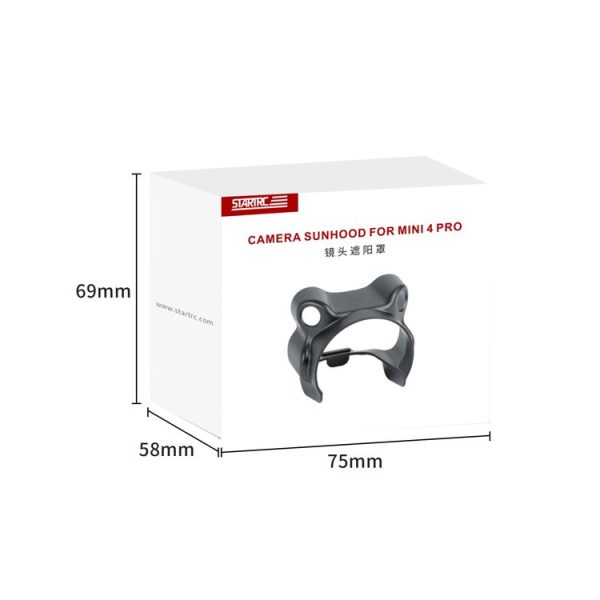 DJI Mini 4 Pro STARTRC Lens Hood Gimbal Anti-Glare Sunshade Cover (Black) - Image 5