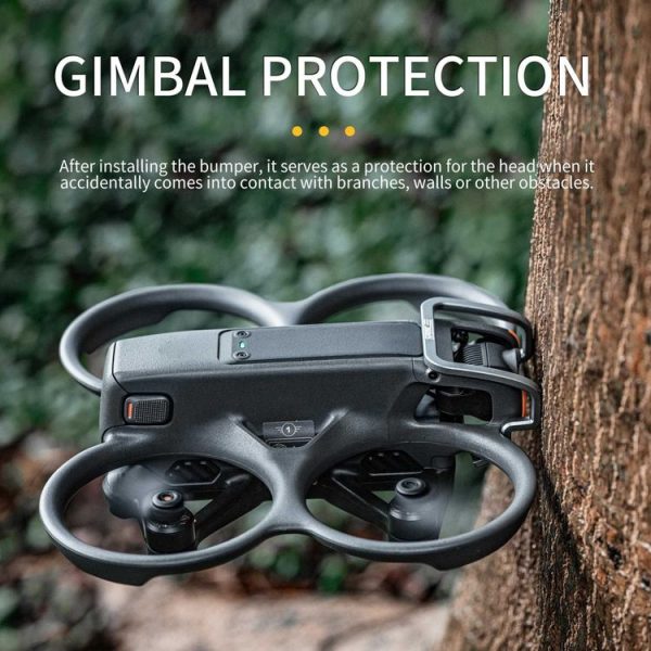 DJI Avata 2 STARTRC Gimbal Lens Anti-collision Aluminum Alloy Guard Bumper (Silver Grey) - Image 3