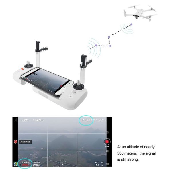 STARTRC 1107671 For FIMI X8 SE Drone 5.8GHZ Anti-interference Yagi-Uda Antenna Signal Enhancer (Black) - Image 8