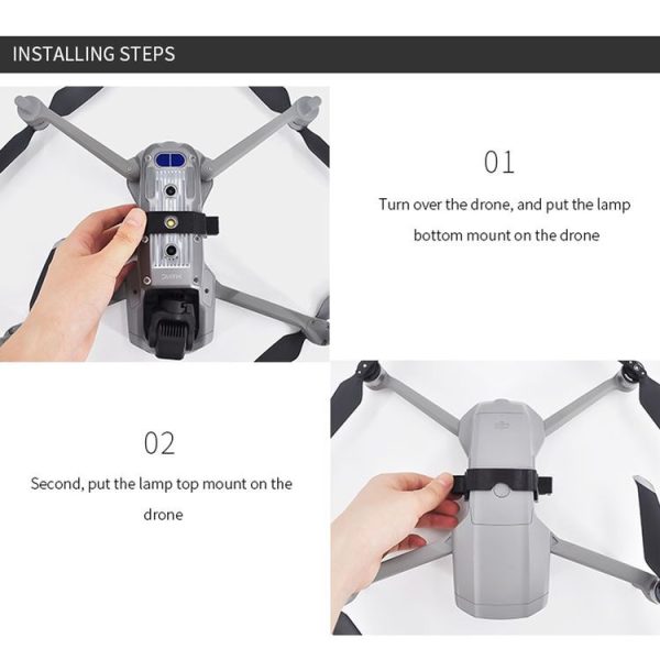 STARTRC 1107608 For DJI Mavic Air 2 Directional Signal Light Night Flight Lamp Kit - Image 8