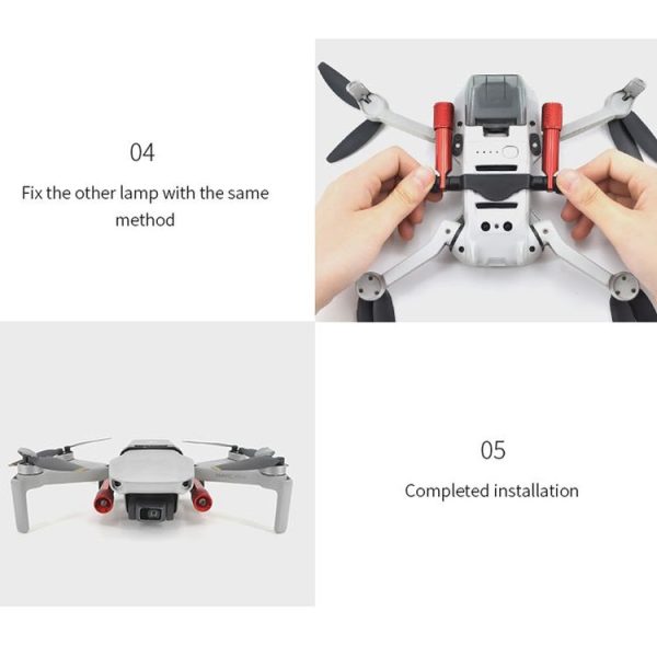 STARTRC 1107519 For DJI Mavic Mini Night Flight Lamp Searchlight Kit - Image 11
