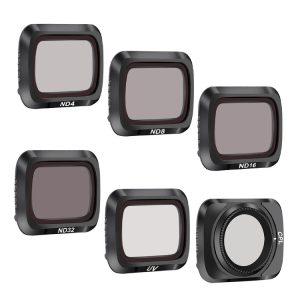 STARTRC 1107615 6 PCS ND4 / ND8 / ND16 / ND32 / MCUV / CPL Drone Lens Filter for DJI Mavic Air 2 (Black)