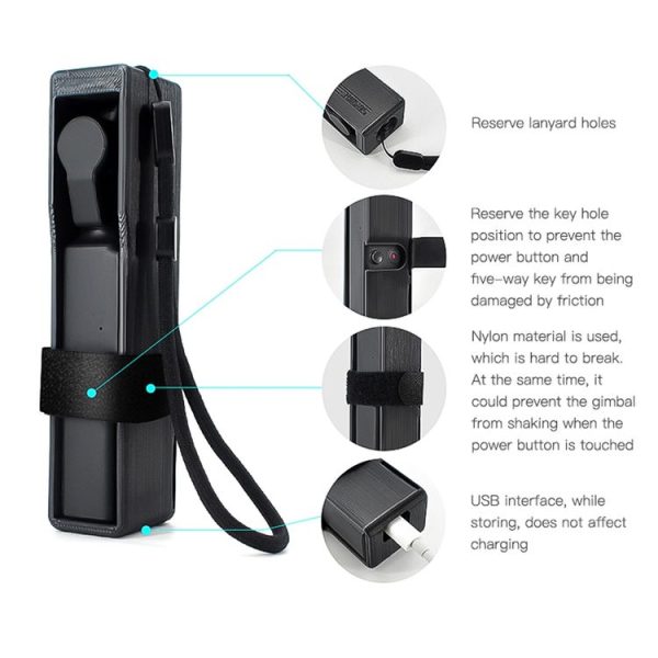 STARTRC Portable Shockproof Protective Case Storage Box for Xiaomi FIMI PALM (Black) - Image 7