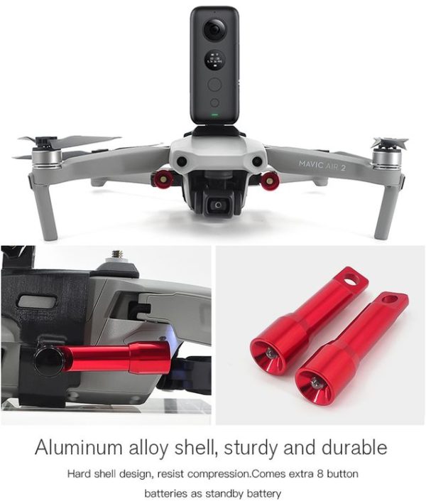 STARTRC Strobe Light Drone Night Flights Remote Control LED Headlamp Searchlight with Fixing Holder for DJI Mavic Air 2 / Air 2S - Image 11