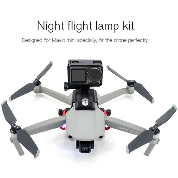 STARTRC Strobe Light Drone Night Flights Remote Control LED Headlamp Searchlight with Fixing Holder for DJI Mavic Air 2 / Air 2S - Image 6